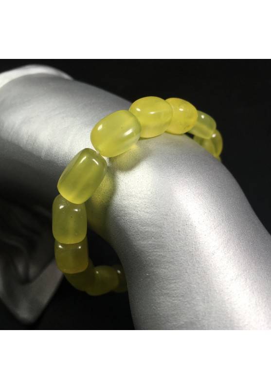Natural OLIVINE - Peridot Bracelet Crystal Healing Minerals Tumblestone Serpentine-1