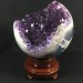 BIG AMETHYST Geode Crystal Sphere Cluster with AGATE Purple Uruguay First Grade Precious-1
