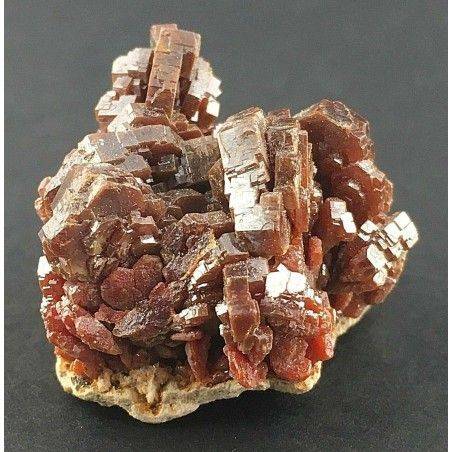 VANADINITE Cristallizzata su Matrice Grezza Minerale Collezionismo-2