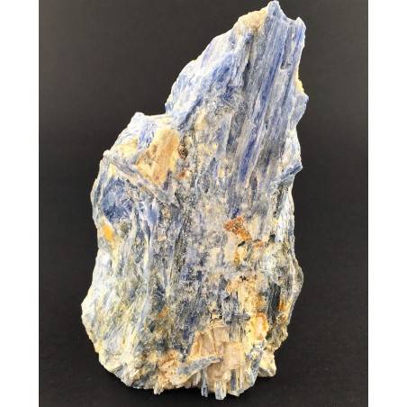 Grande CIANITE Blu con QUARZO Minerali Grezza Base Collezionismo Arredamento-2