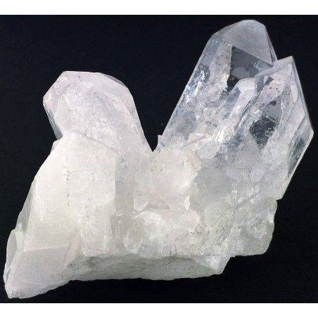 Druzy Clear QUARTZ Cluster Druzy Rock CRYSTAL Pure Crystal Healing-1