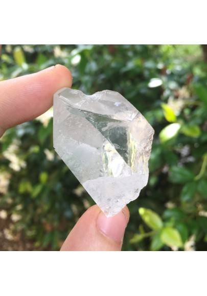 CLEAR Crystal HYALINE QUARTZ Energy Natural Crystal Healing Rock 40g-1