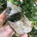 Historical Minerals * Precious Epidote crystals on Quartz Val di Mello-2