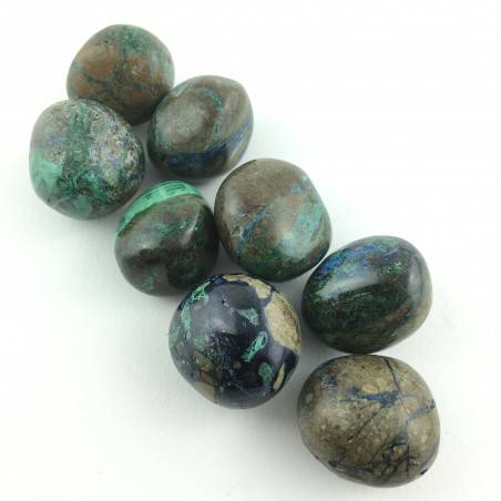 Crystal Tumbled Authentic Azurite and Malachite High Quality-3