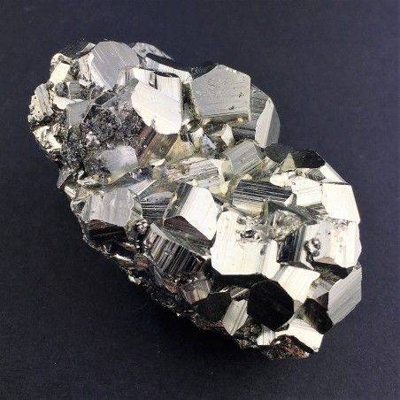 MINERALS * Pentagonal Pyrite Crystal Perù EXTRA Grade 142g 32x55x37mm-1