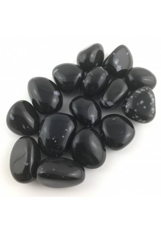 Snow Obsidian Tumbled Stones MINERALS Crystal Healing Polished-1