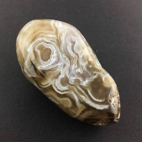 MINERALS * AGATE from Madagascar with fossilized water Enhydro Tumbled-5