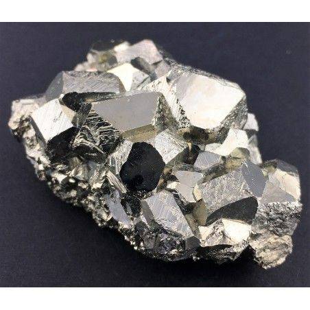 * MINERALS * Pentagonal Pyrite Perù EXTRA Quality Crystal Healing Chakra Zen-1