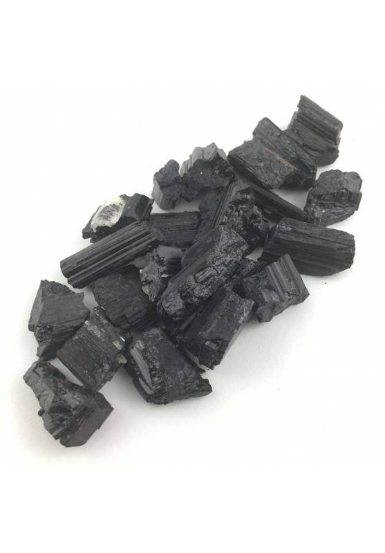 Black Tourmaline Shorlite Rough Minerals Crystal Healing-1