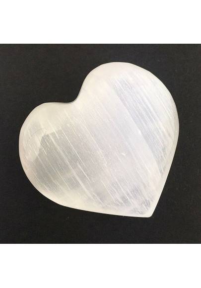 HEART in White Selenite High Quality LOVE Valentine’s Day Crystal Healing Reiki-1