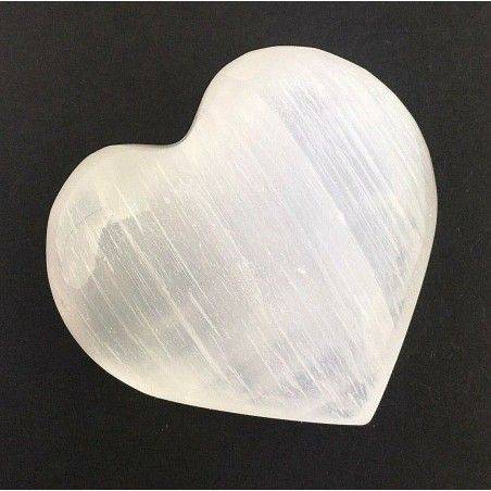 HEART in White Selenite High Quality LOVE Valentine’s Day Crystal Healing Reiki-1