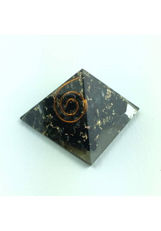 PYRAMID Orgonite with SHUNGITE Crystal Healing Minerals 18g Chakra Reiki Zen-1