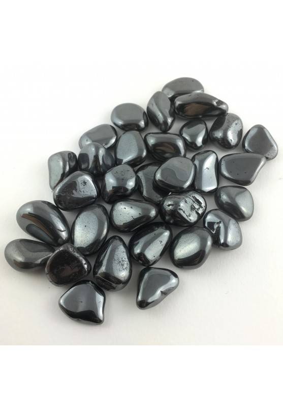 Hematite Tumbled Stone Crystal Healing MINERALS 5-10gr Chakra Reiki Zen-1