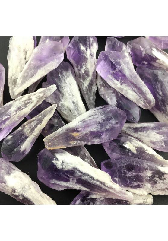 Rough AMETHYST Chevron of Brasil Crystal Healing Stone Minerals-1