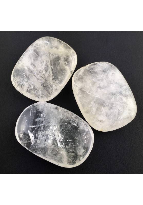 Palmstone Palmstone Quartz Hyalin Dégringolé Cristal de roche Cristal thérapie-2