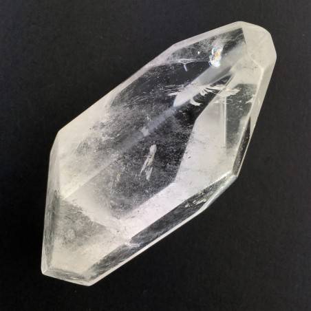 MINERAL * Bi-terminated Clear Quartz Point Pure stoned Crystal Healing Zen-1