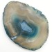 MINERALS * Gorgeous AGATE SLICE transparent Blu Specimen Crystal Healing-2