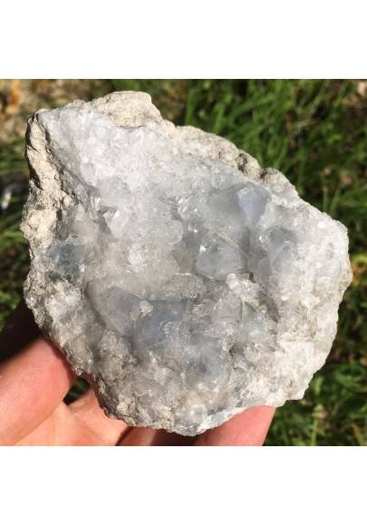 Especímene Cristales Geoda de CELESTINA MADAGASCAR Celestite Alta Calidad-1