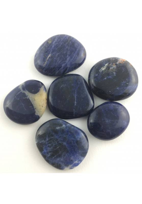 Minerale * SODALITE Blu Burattata Mini Palmstone Qualità Extra Cristalloterapia-1