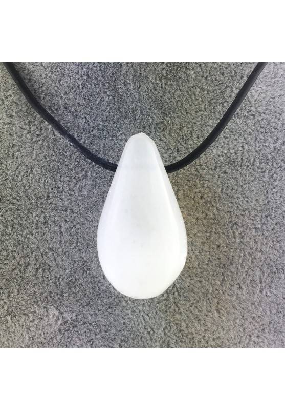 Colgante Gota de Selenita Extra Collar Piedra de de ángeles Terapia de cristales-2