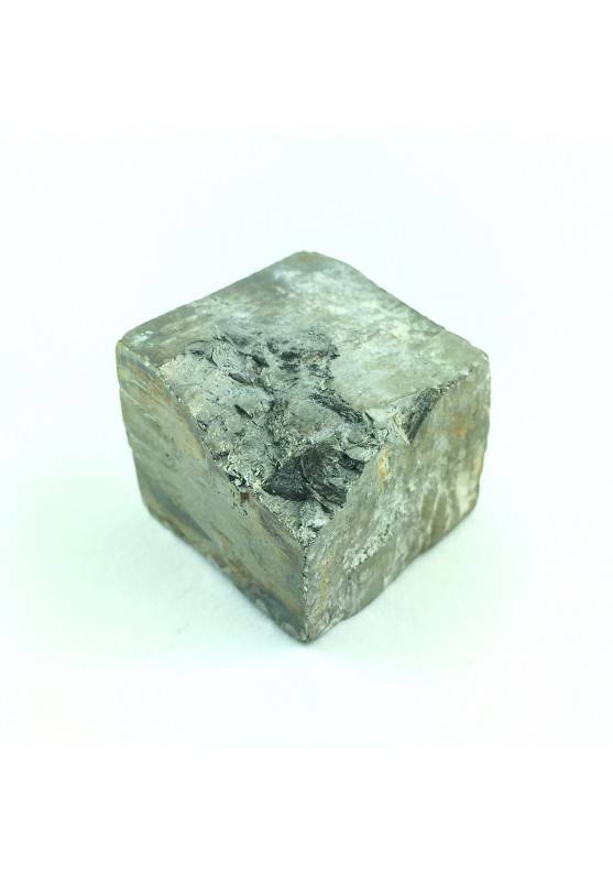 Cubo Grezzo Minerale di PIRITE di Navajun 52gr Collezionismo Cristalloterapia-2