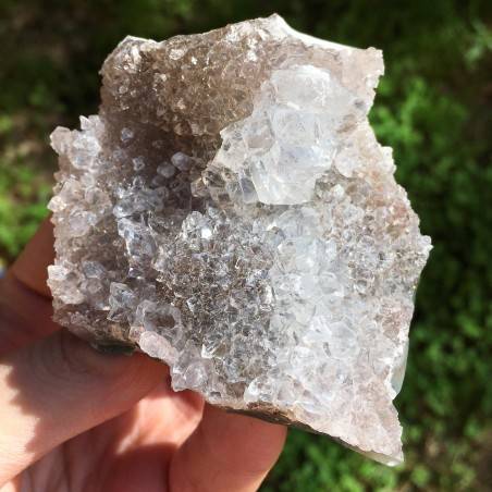 Minerali DRUSA di AMETISTA del Marocco Cristalloterapia Arredamento 107gr A+-1