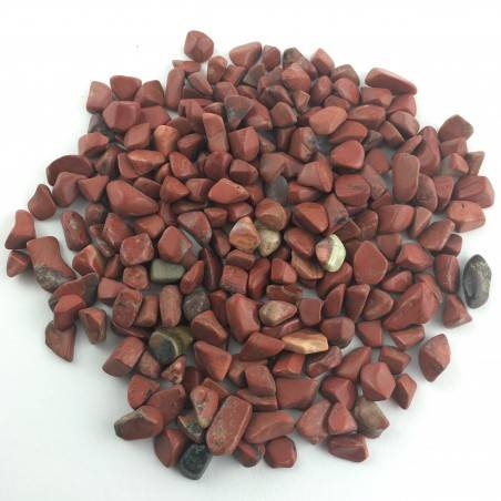 Minerales Bolsa de 100 gramos de Jaspe Rojo Terapia de Cristales Coleccionar-1