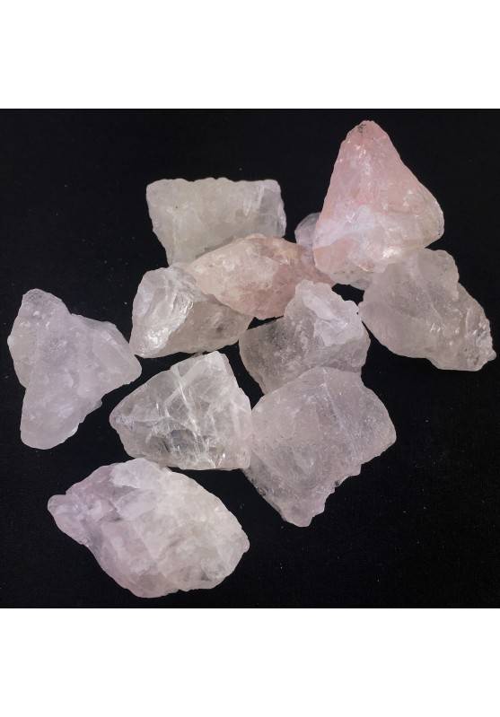 Rare Fluorine Brute Rose Moyen Cristal thérapie Chakra Reiki Zen Objets de collection-1