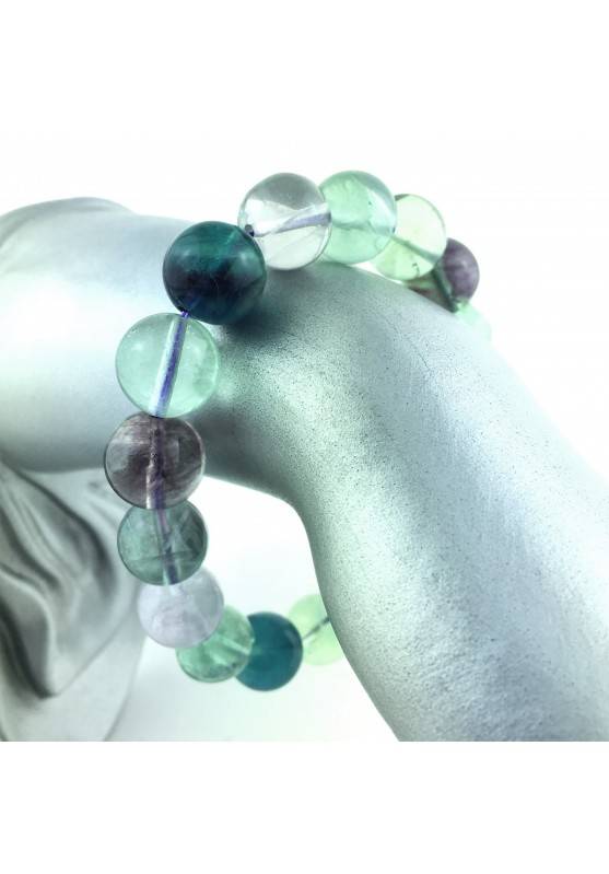 Bracelet Big Fluorite Green Extra Quality Crystal Healing Chakra Reiki Zen-3