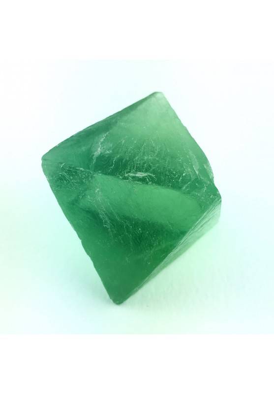Mineral * LARGE Rough Octahedron Green Fluorite BIG Crystal Healing 54g Chakra-1