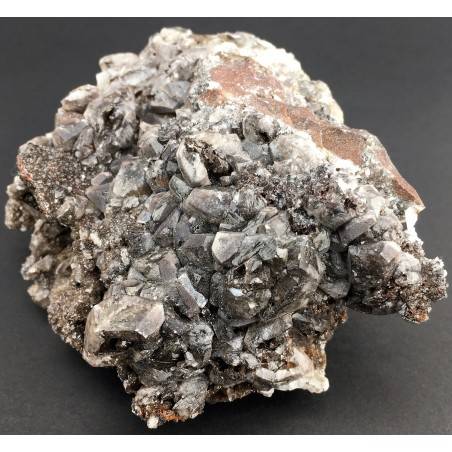 Rara CALCITE NERA Grezza Minerali Stupenda Collezionismo Cristalli Zen A+-3