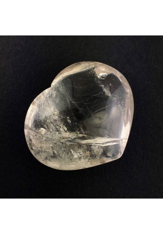 Mineral * HEART Love Hyaline Quartz Pure Crystal Healing Ghost Chakra Reiki Zen-1