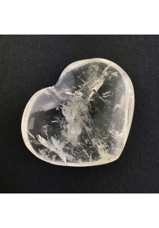 Wonderful HEART Love Hyaline Quartz Mineral Pure Polished Specimen Zen Reiki-1