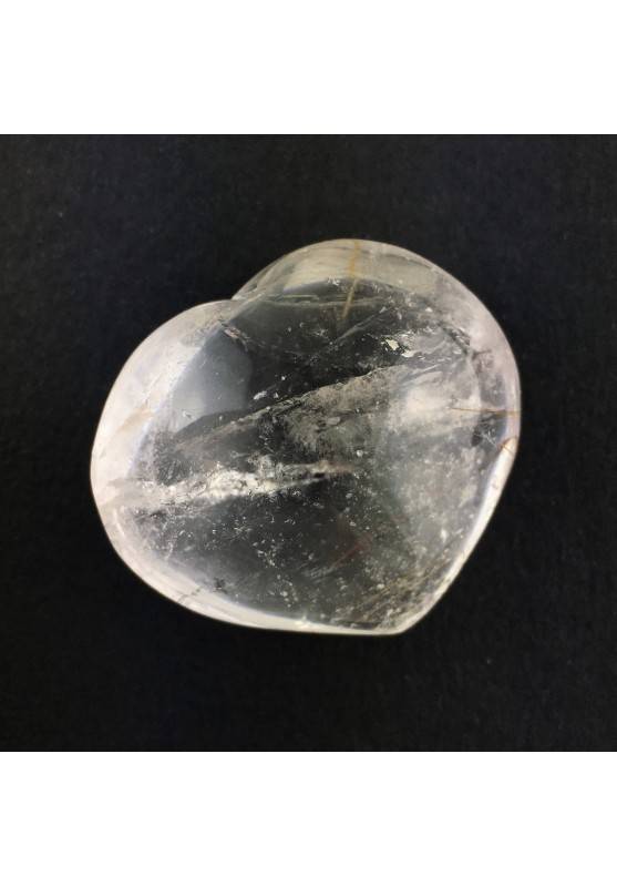 HEART Love Hyaline Quartz Mineral Pure Home Decor Terapia de Cristales Chakra A+-1