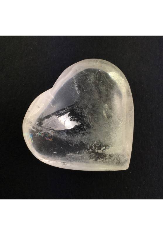Minerales CORAZÓN Cuarzo Blanco Puro Terapia de Cristales Rodado Chakra Zen A+-1