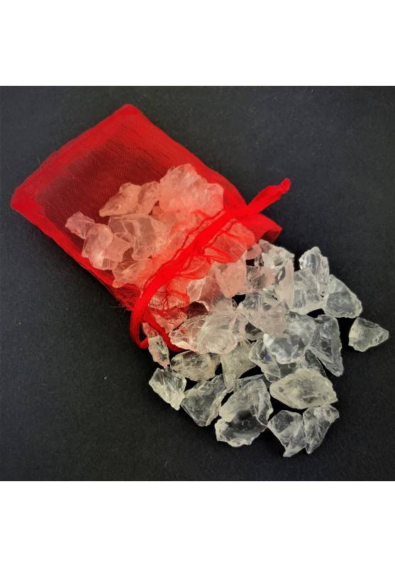 100 grams bag in Good Hyaline quartz Rough Rock's Crystal Crystal Healing Zen A+-1