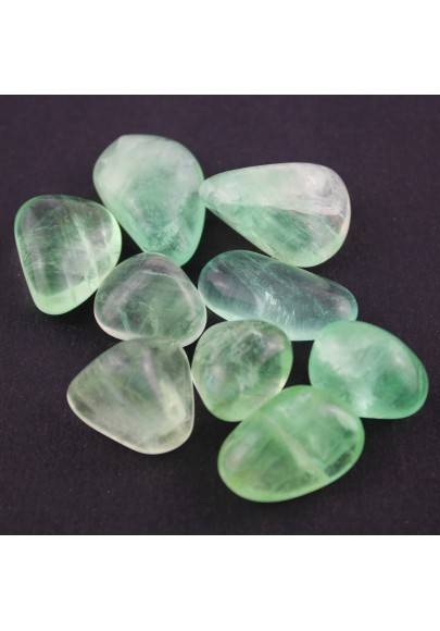Green Fluorite Tumbled Stone Fluorina Crystal Healing MINERALS Gemstone Crystal A+-1