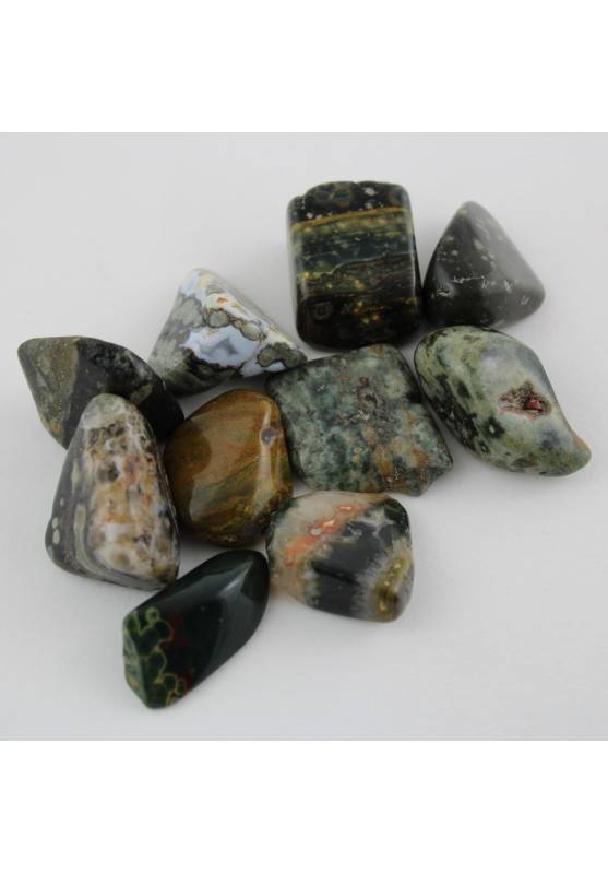 ORBICULAR OCEAN JASPER Tumbled Stone Chakra Crystal Crystal Healing Gift Idea-1