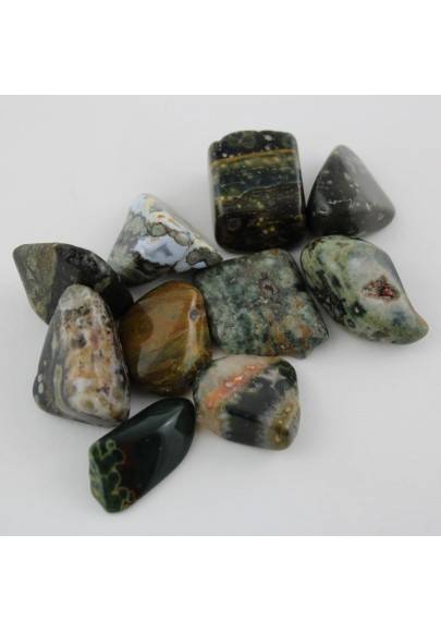 ORBICULAR OCEAN JASPER Tumbled Stone Chakra Crystal Crystal Healing Gift Idea-1