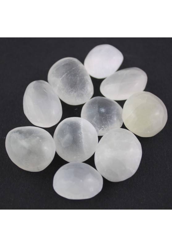 SELENITE Tumbled Stone Stone of Angels Crystal Healing A+ [Pay Only One Shipment]-1