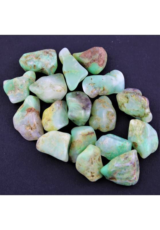 Green CHRYSOPRASE Tumbled Stone Crystal Healing Quality A+[ Tumbled Chrysoprase Stone ]-2