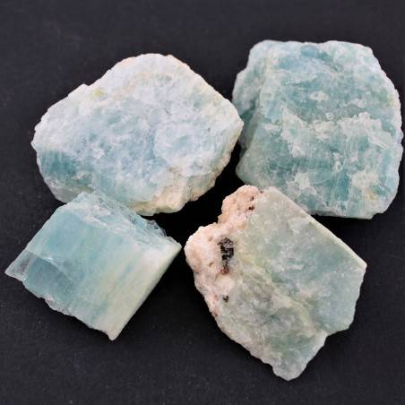 Minerals Aquamarine Rough Blue Mineral Stone Crystal Healing Specimen-3