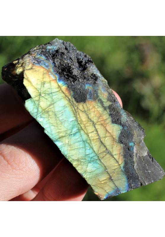 LABRADORITE Plate High Quality Minerals Crystal Healing Chakra Reiki 51g A+-1