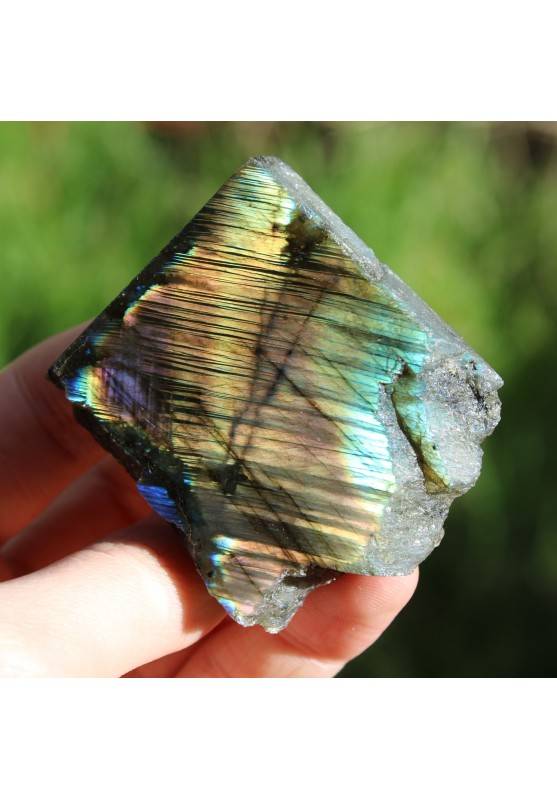 LABRADORITE Plate High Quality Minerals Crystal Healing Chakra Reiki 51g A+-1