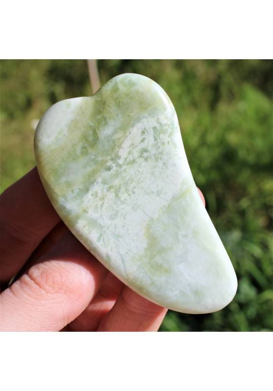 GUA SHA Massage Therapy in JADE Face MINERALS High Quality Chakra Reiki Zen A+-1
