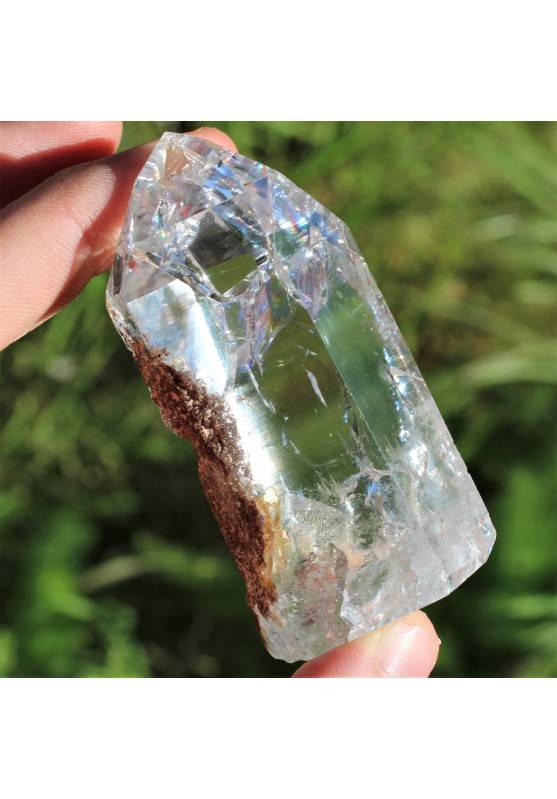 Punta Cuarzo Blanco Minerales Inclusiones Terapia de Cristales Chakra Reiki Zen-1