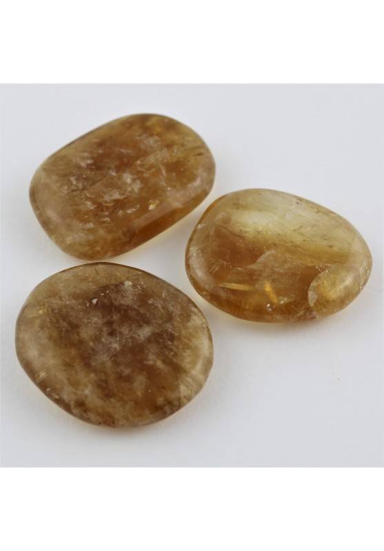 Minerales Palmstone CALCITA Miel Terapia de Cristales Chakra Masaje Reiki Zen A+-1