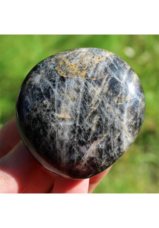Minerales * PIEDRA de LUNA Negra ADULARIA Negra Alta Calidad Chakra Zen A+ 97g-1