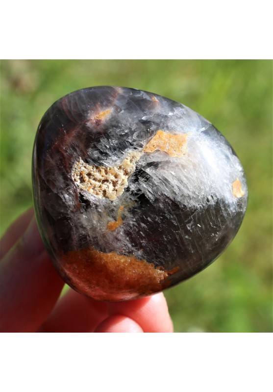 Minerals Black Moon Stone Black Adularia Tumbled Stone High Quality Home Decor-2