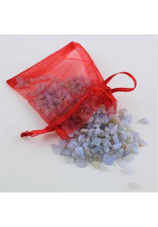 Bag Blue Chalcedony Tumbled 50g Mignon Chakra Quartz Reiki Zen Crystal Healing-1